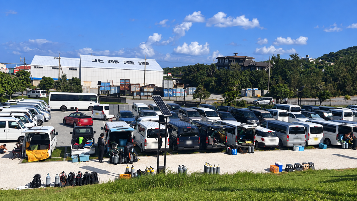 2026年10月6日朝のゴリラチョップ駐車場の混雑状況